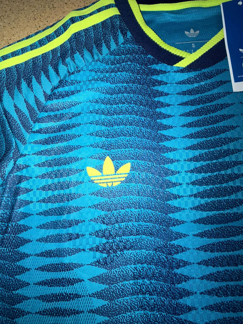 Camiseta colombia azul visitante